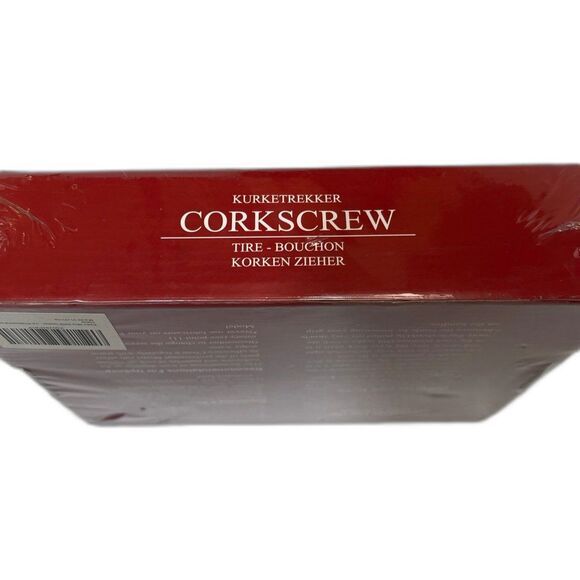 Corkscrew Wine Opener Lever Style Set with Foil Cutter New Kitchen Gift Ready - Picture 6 of 6